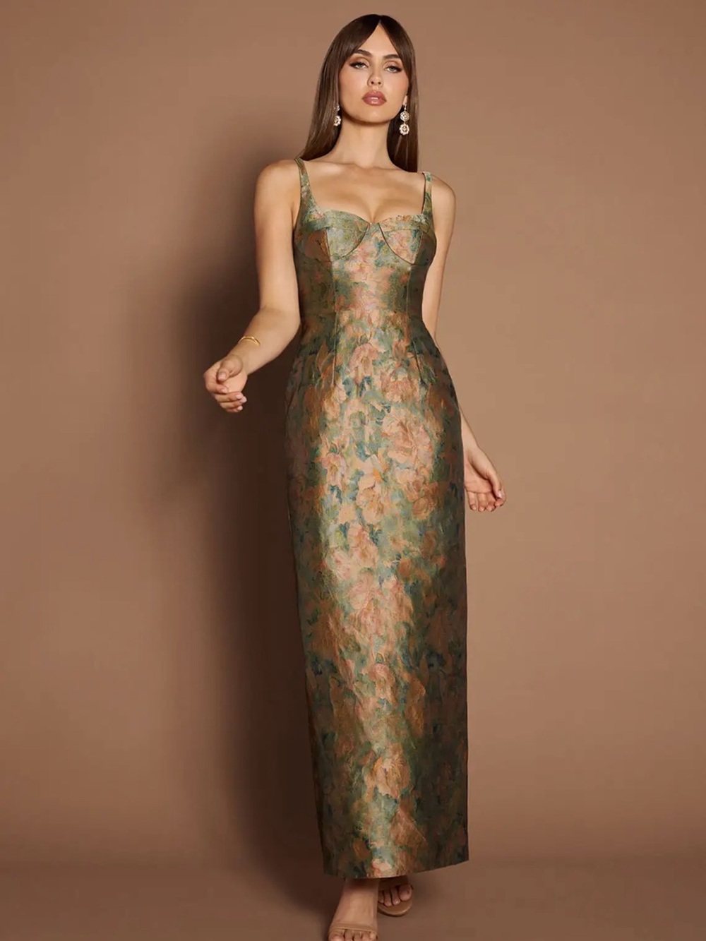Azazie Vintage Teal Dress size 10